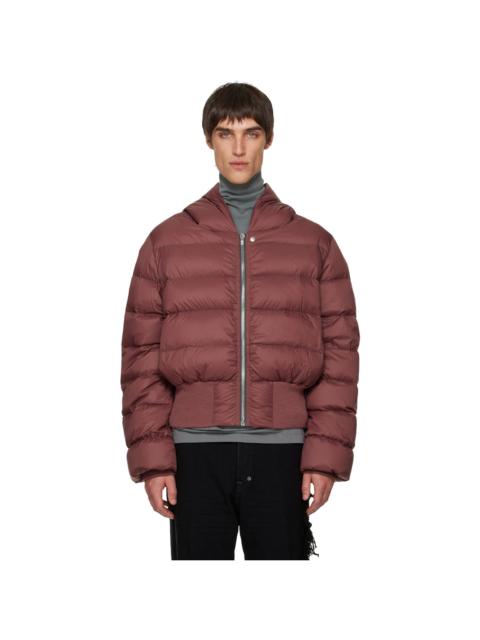 Pink Concordians Hooded Down Jacket