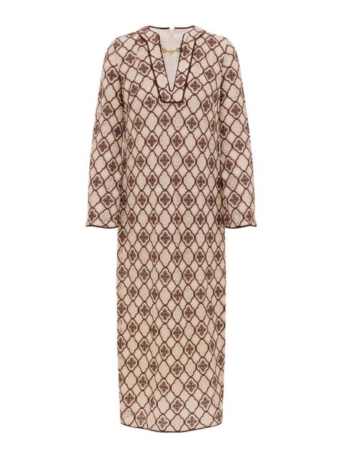 LUNA GUIPURE MIDI DRESS