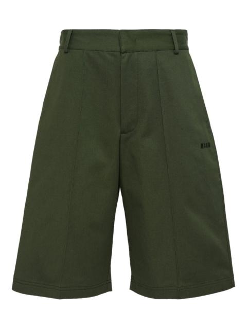 logo-embroidered bermuda shorts