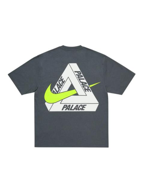 Palace x Nike Tri Swoosh T-Shirt Charcoal