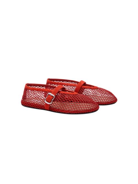 Mesh Ballet Flats orange