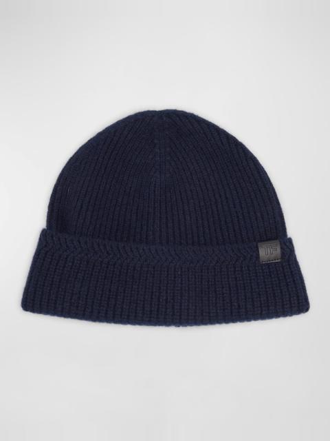 Men's Wool-Cashmere Beanie Hat