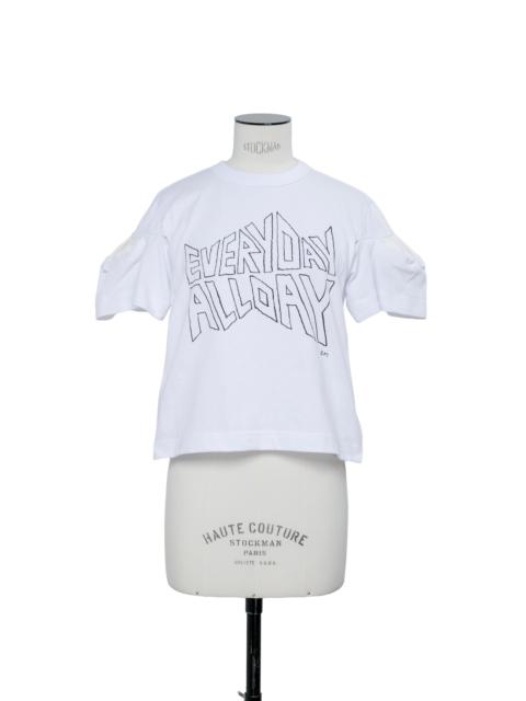 geoff sacai by Geoff Mcfetridge Cotton Jersey T-Shirt
