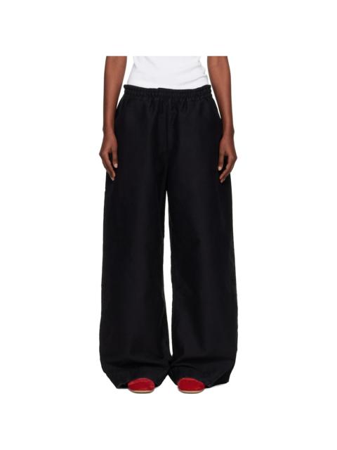 Black Envelope Trousers