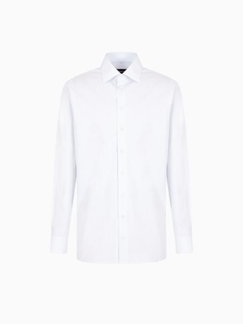 REGULAR-FIT SHIRT IN LUXURY STRIPED COTTON