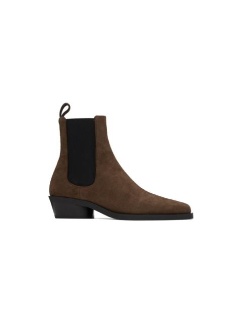 Brown Bronco Chelsea Boots