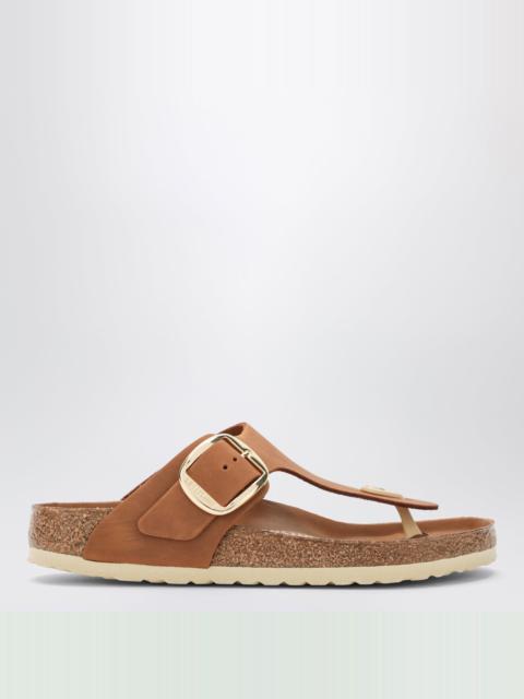 Gizeh Big Buckle slides in Cognac