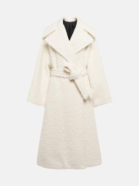 Alpaca wool and cotton coat