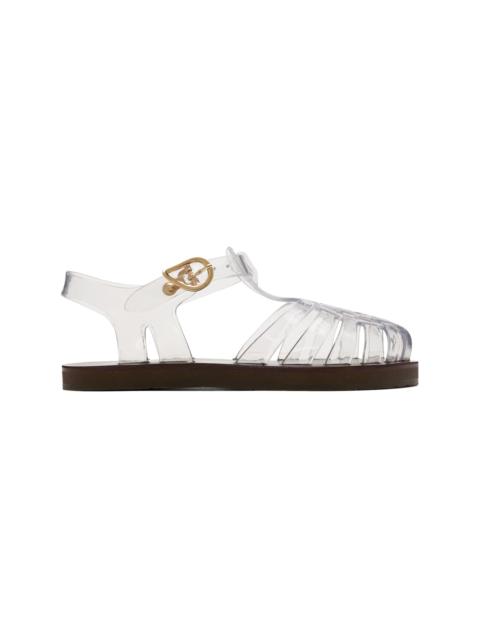 Transparent Homeria Jelly Sandals