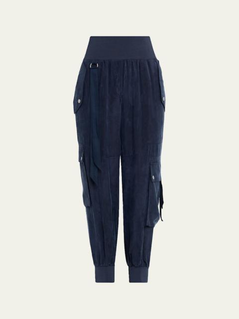 Harmony Washed Twill Parachute Pants