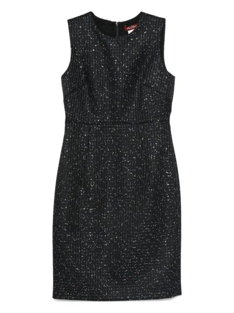 Max Mara Studio Sleeveless Sequined Dress