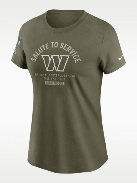 Washington Commanders Salute to Service Sideline Women's Nike NFL T-Shirt