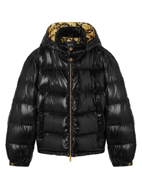 hooded puffer jacket