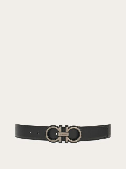 Reversible and adjustable Gancini belt