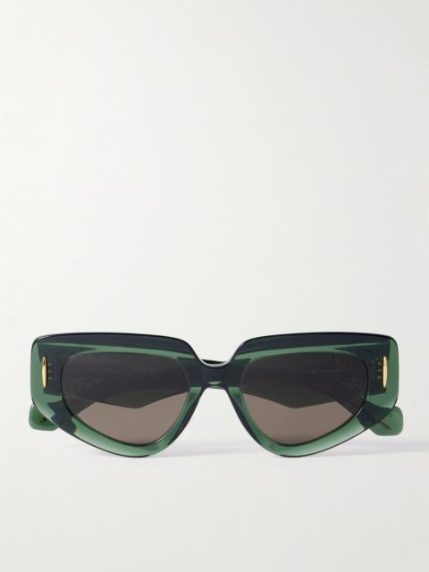 Anagram Cat-eye Acetate Sunglasses
