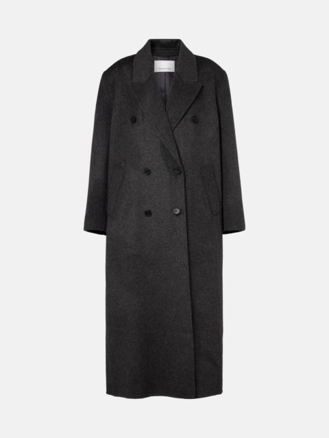 Gaia double-breasted wool-blend coat