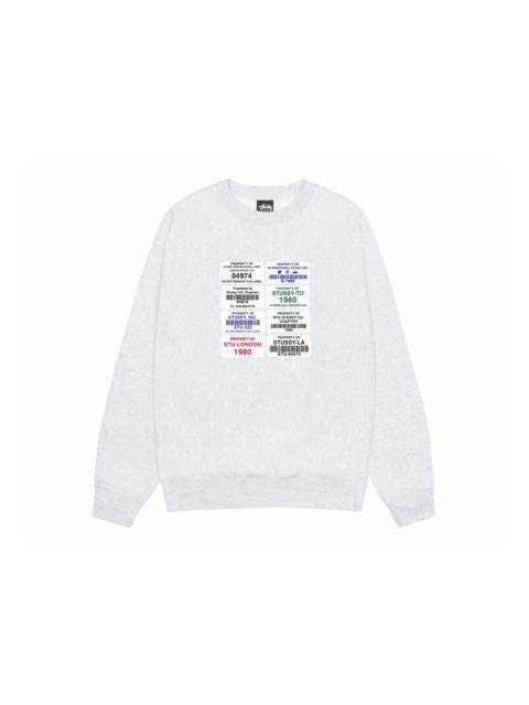 Stussy Codes Crew Ash Heather