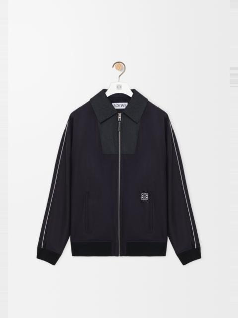 Tracksuit jacket in wool