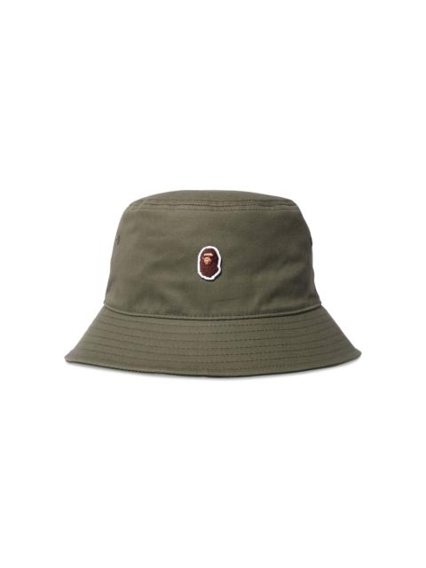 BAPE Ape Head One Point Bucket Hat 'Olive Drab'