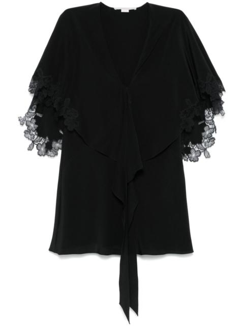 lace-detailing blouse