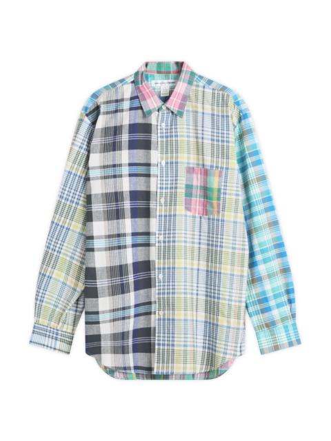 Comme des Garçons SHIRT Mix Check Button Down Shirt