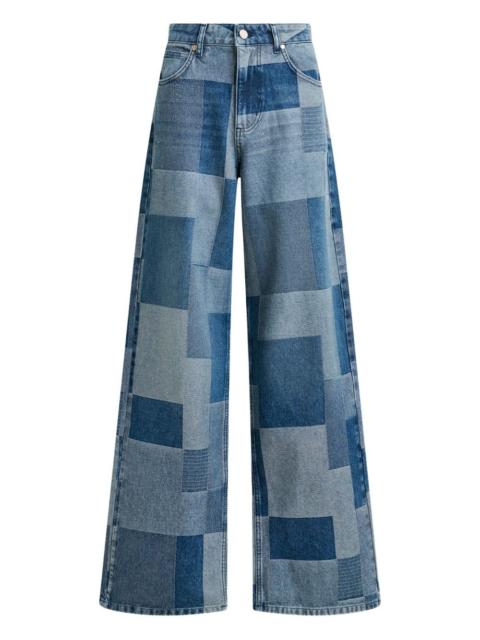 patchwork jeans