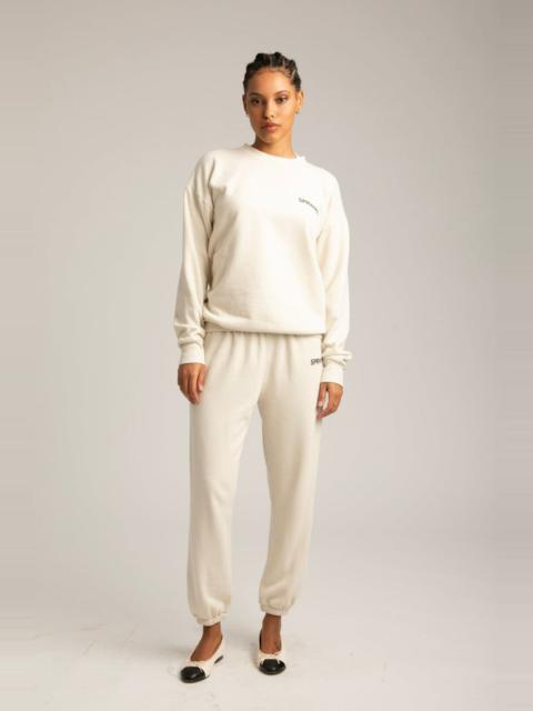 VINTAGE WHITE LOGO SWEATPANTS