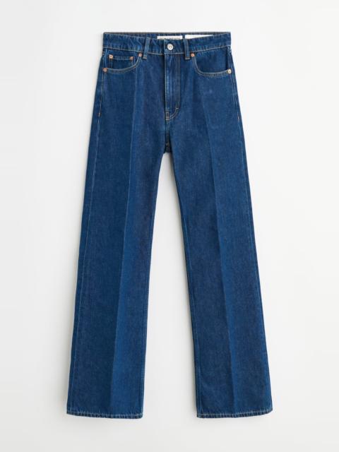 Boot Cut Blue Press Crease Denim