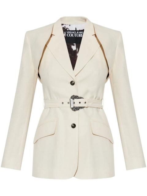 belted blazer