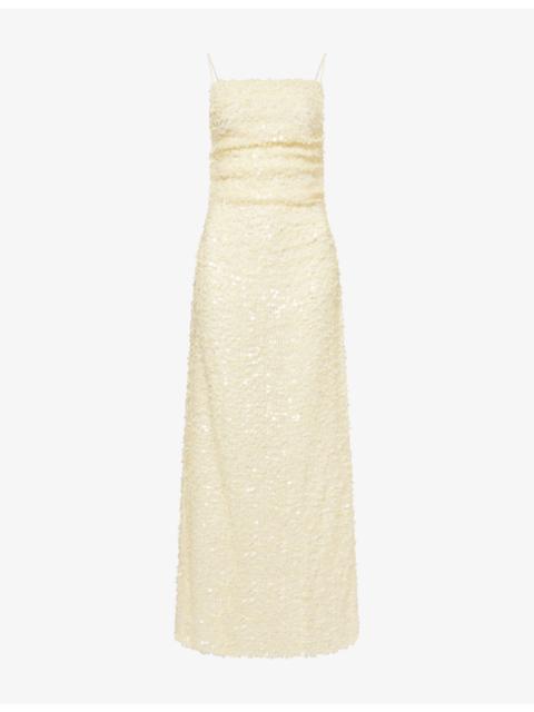Cabine Sequin Woven Maxi Dress
