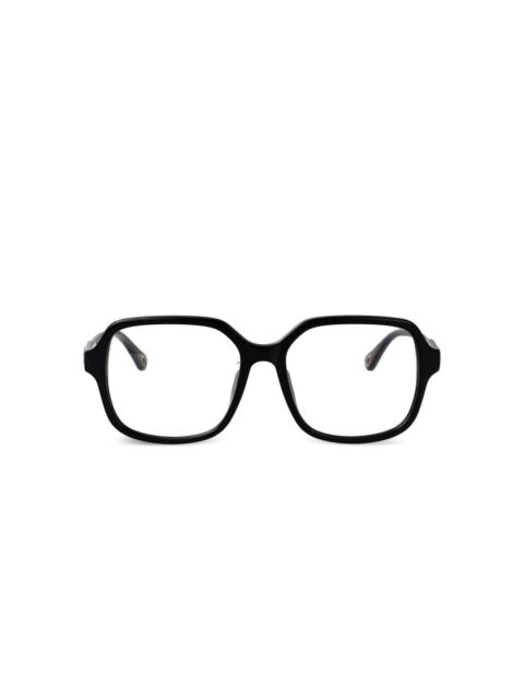square frame glasses