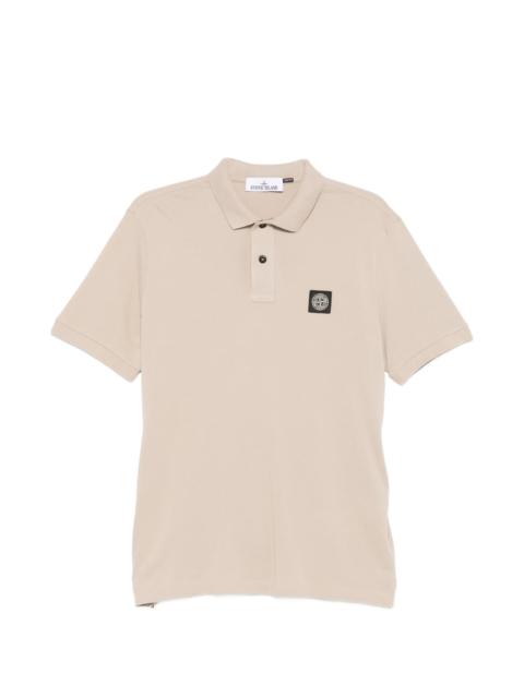 Stone Island Buttoned Patch Polo Shirt