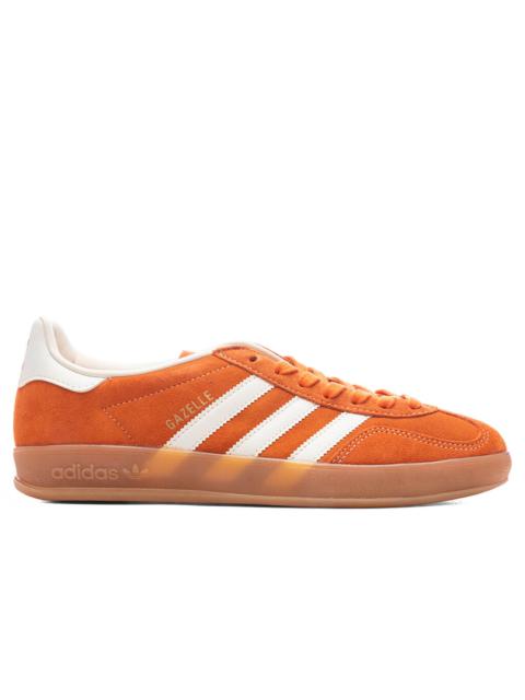 GAZELLE INDOOR - ORANGE/OFF WHITE/GOLD METALLIC