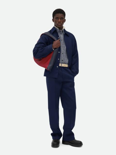 Wool Grain De Poudre Blouson