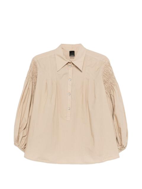 Bouquet smocked blouse