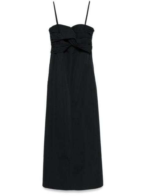 twist-detail maxi dress
