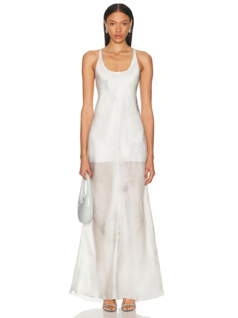 Ash Silk Bias Slip Dress