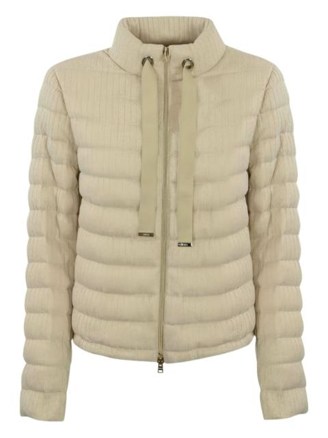 padded high-neck jacket