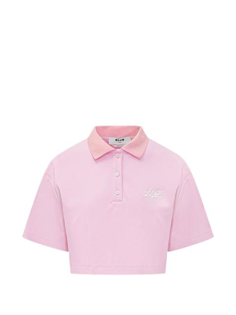 collared polo top
