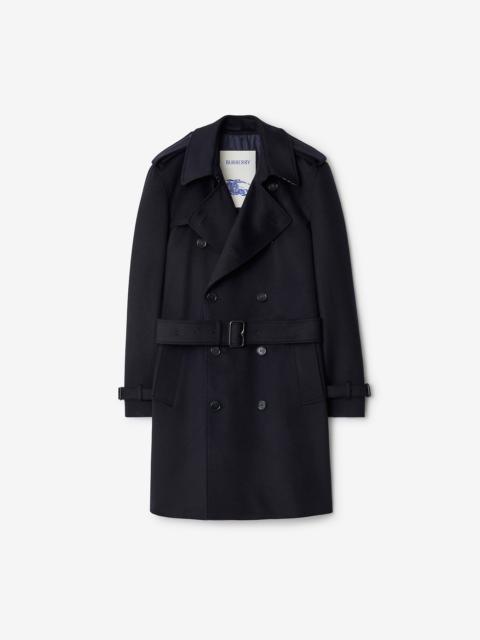 Mid-length Cashmere Trench Coat