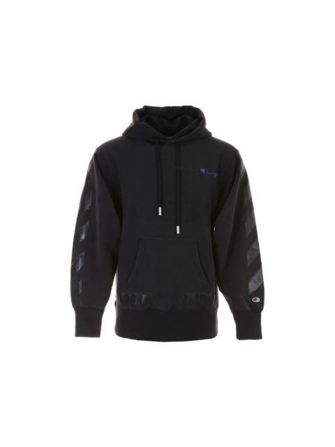 OFF-WHITE x Champion Hoodie Black