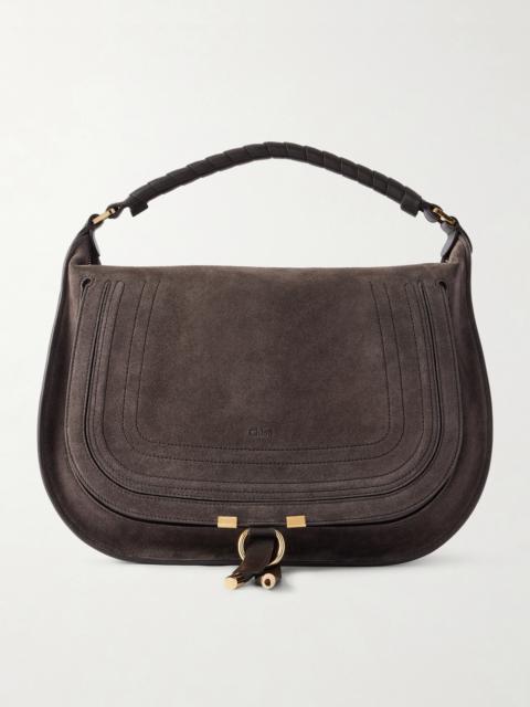 Marcie Suede Shoulder Bag
