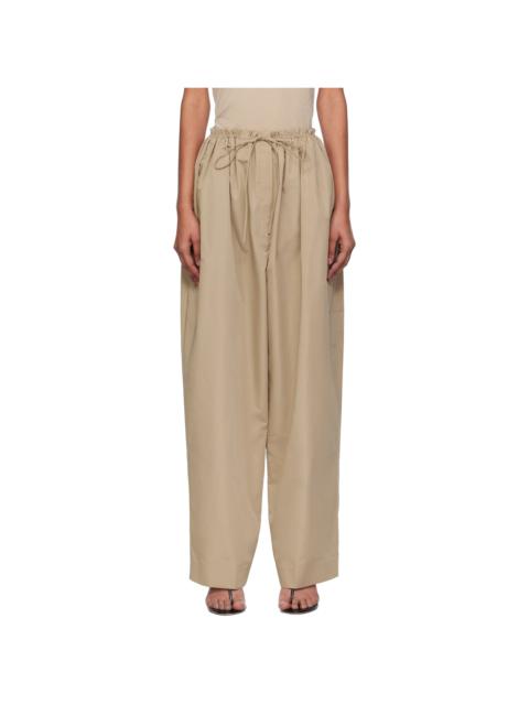 Beige Catalina Trousers