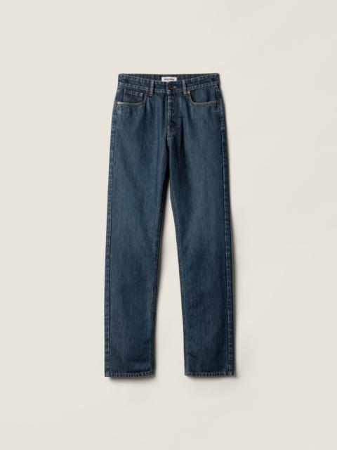 Five-pocket denim jeans