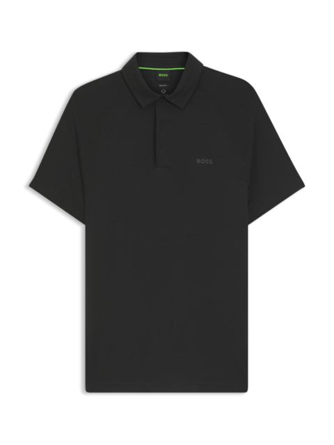 SLIM-FIT POLO SHIRT WITH TEMPERATURE-REGULATING PERFORMANCE