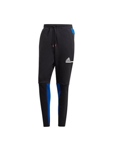 adidas Sports Casual Long Pants Black Blue Colorblock GM6544