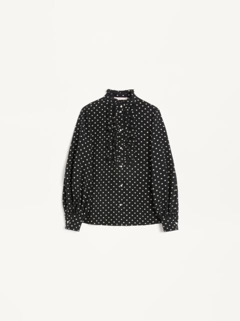 CREPE DE CHINE SHIRT WITH PLUSDEPOIS PRINT