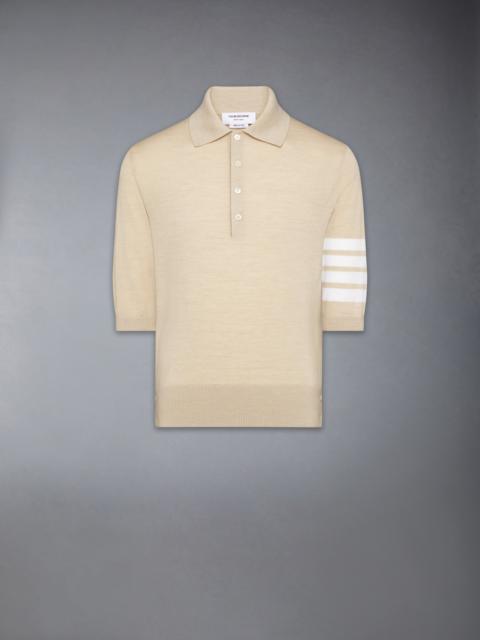 FINE MERINO WOOL 4-BAR POLO