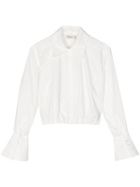 Blythe poplin cropped shirt