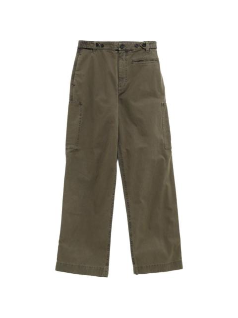 button cargo pants